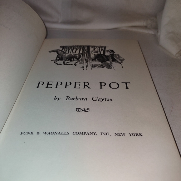 Pepper Pot by BARBARA CLAYTON - 1965 HCDJ First Edition Vintage Used - Picture 6 of 9
